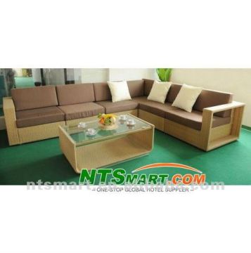wicker sofa
