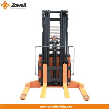 المعبئ الكهربائي Straddle Stacker 1.5Ton نوع المشاة