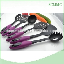 Nylon kitchen tool set with thick handle