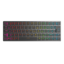 65% 68 Key Backlit Low Profile RGB Wireless Mechanical Keyboard for Gaming