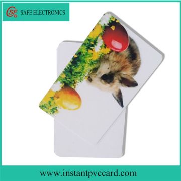 Low price blank inkjet pvc card