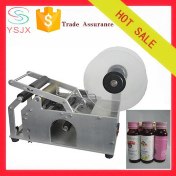 Manual Adhesive Round Bottle Stick Labeling Machine Label Applicator Machine