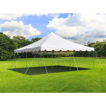 White 20x20 Feet Weekender Canopy Pole Tent