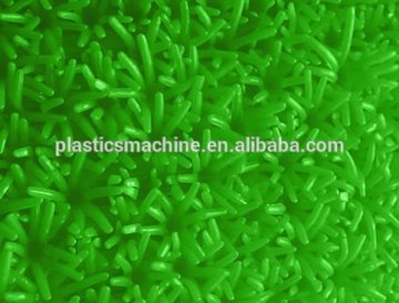 plastic artificial grass mat production line, door mat machinery