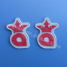 Soft Pvc label, rubber patch, rubber label-garment accessories
