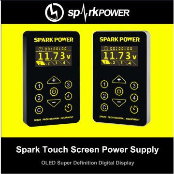 OLED Touch Screen Spark Tattoo Power Supply 2.2A