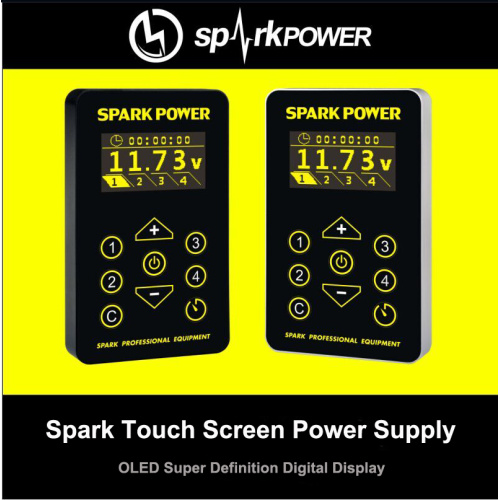 OLED Touch Screen Spark Tattoo Alimentazione 2.2A