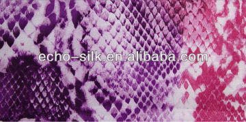 snack pattern silk charmeuse fabric