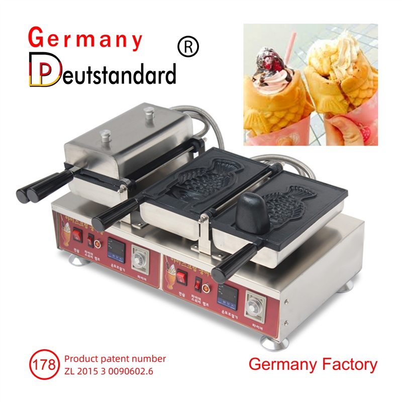 commerical taiyaki ice cream cone machine for sale