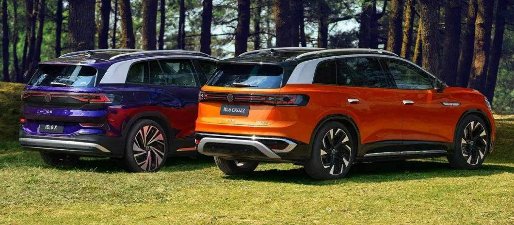 Pure Electric Motor Auto Car ID. 6 X EV Nedc 4X2 2WD 7 Seats 436km 588km 4X4 4WD 6 Seats 510km SUV with LED Headlights
