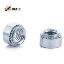 Zhixin Factory: Wholesale Customized Round Press Nut, Carbon Steel Self-Clinch Zinc Plated Nuts