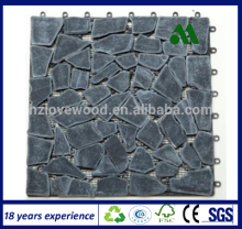 LW-ST-10 Square Stone Tiles, DIY Natural Stone Tiles, Interlocking Stone Tiles