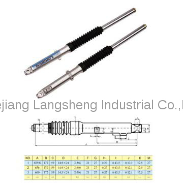 Adjustable Shock Attenuation with Front Shock Absorber