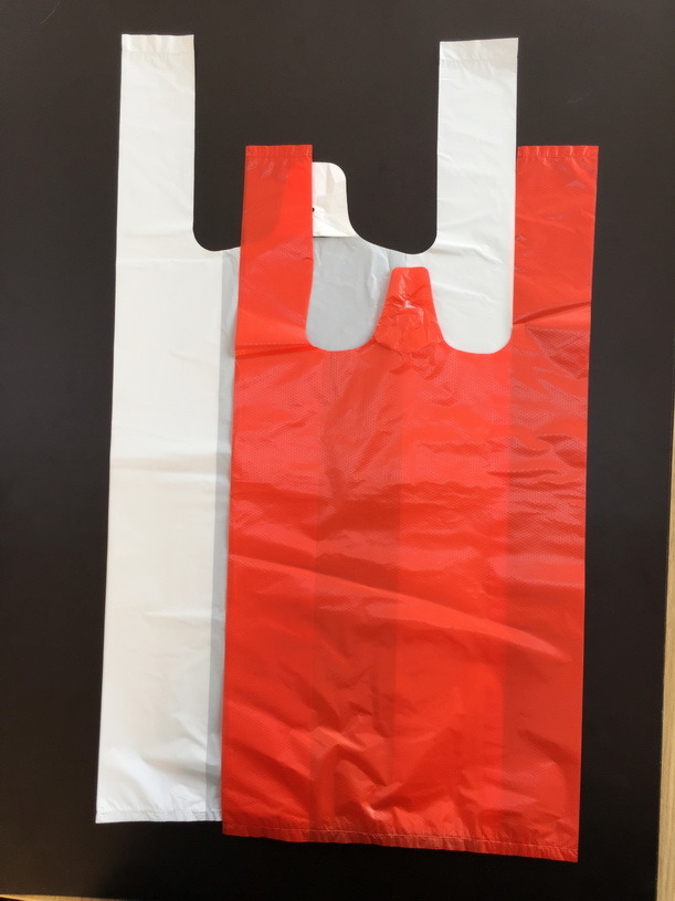 Green Color HDPE T Shirt Bag Slide Seal Deli Bag Polyethylene Films Plastic Bags