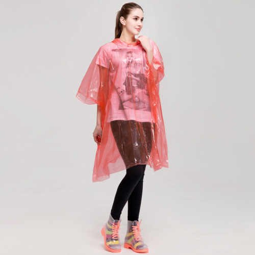 Unisex-Design PE Material Einweg-Fahrrad Regen Poncho