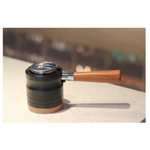 wooden handle 58mm portafilter for coffee machine