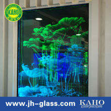 glass engraved name card holder