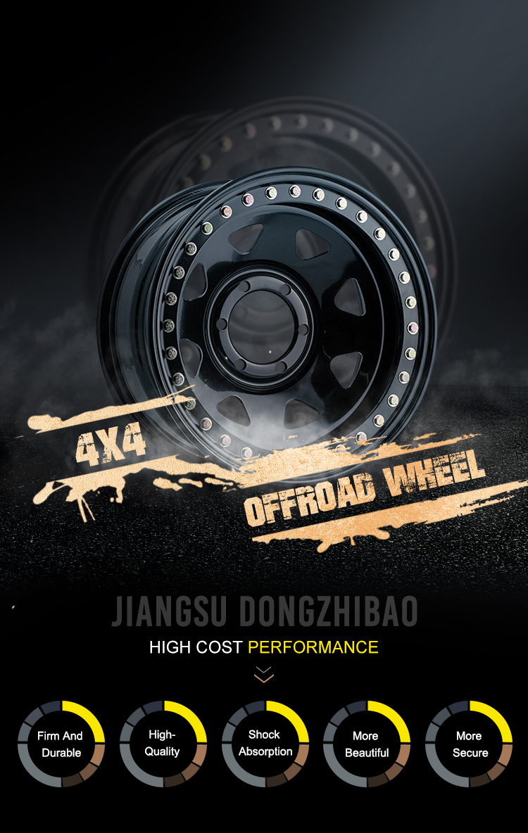 15x8 4x100 Wheels 8 Lug 4x4 Beadlock Wheels 