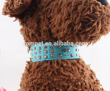 Wholesale pet collar diamond collar dog traction collar