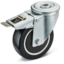 13-seria PU Bolt Hole Ruchable Total Hamure Casters