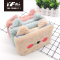 Custom cute cartoon cat PU pencil case