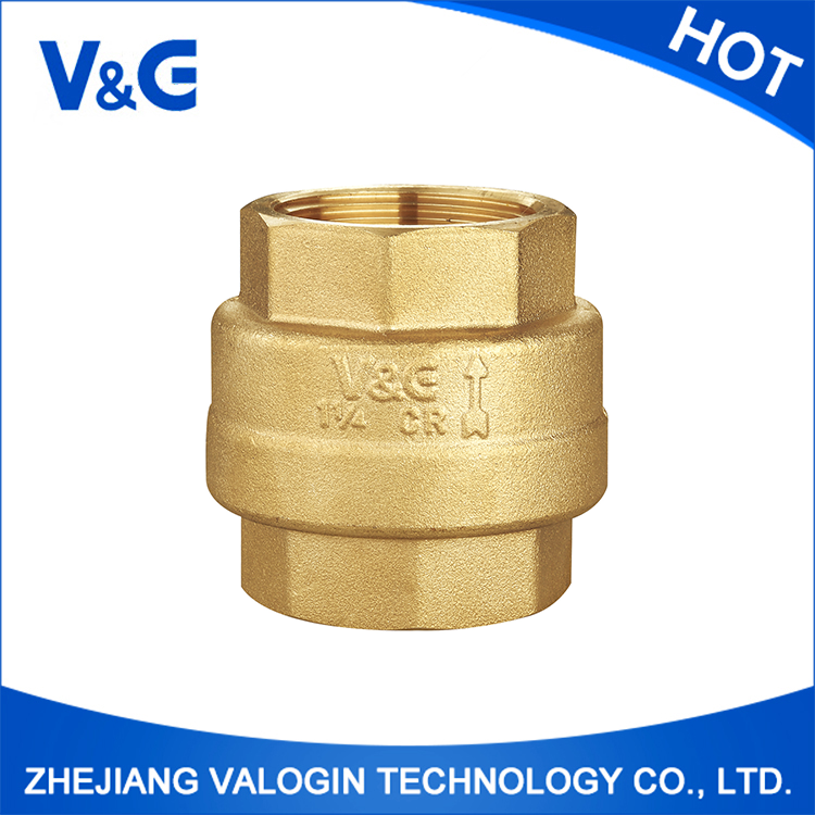 Back Pressure Brass Check Valve with Brass Core