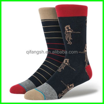 Mens knitted custom colored dress socks