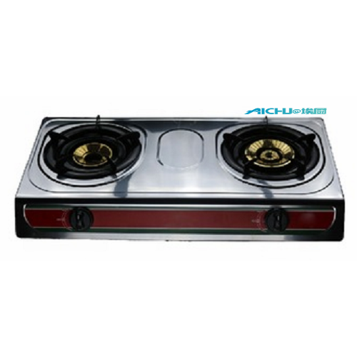 S.S Table Gas Stove 2 Burners