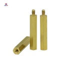 Customized Long hex brass coupling nut