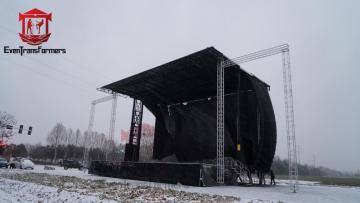 Mobile Portable Stage Trailer