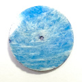 Natural Gemstone Blue waving pattern watch dial