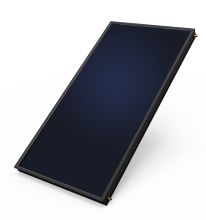 High efficient flat plate solar collector