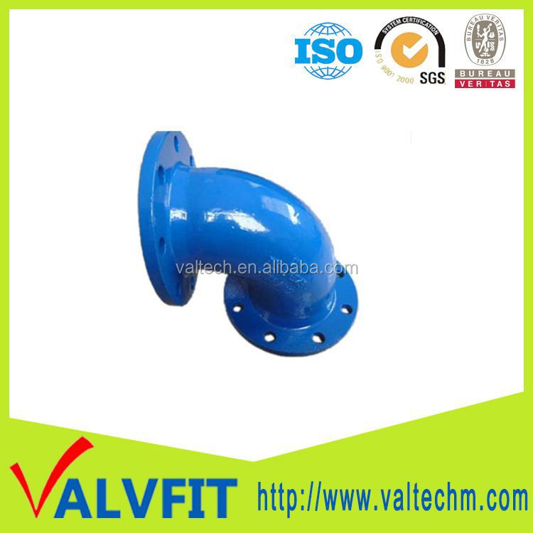 hot sale ISO 2531 ductile iron double flanged bent/elbow