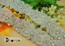 Handmade Bling Bling Decorative Rhinestone Applique Trim Fo