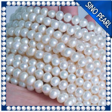 A 7-8MM fasion near round wedding decorations musical freshwater pear