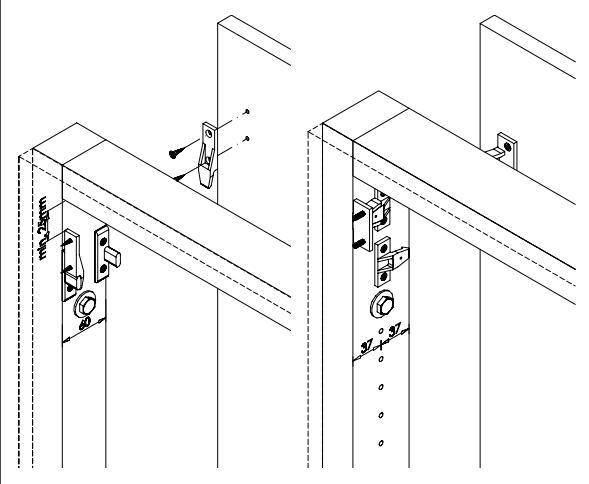 panel push on clip