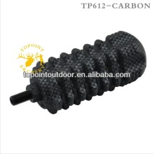 Topoint Archery,Archery stabilizer,TP612-CARBON,durable Rubber,3.5",4.6 oz,carbon color