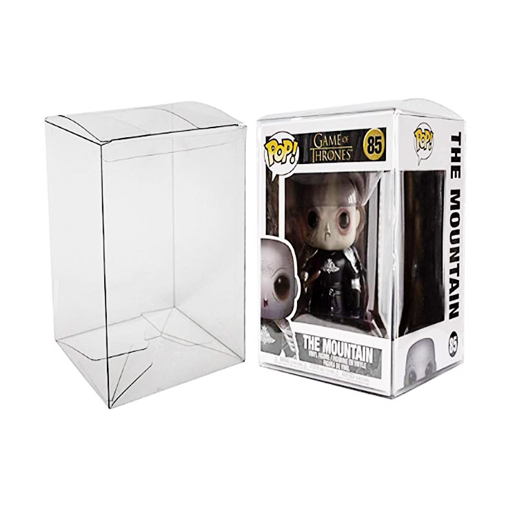 Caja de plástico de 0.35mm Funko Pop Protector Case 4 pulgadas