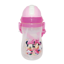 kids plastic see through design water bottle