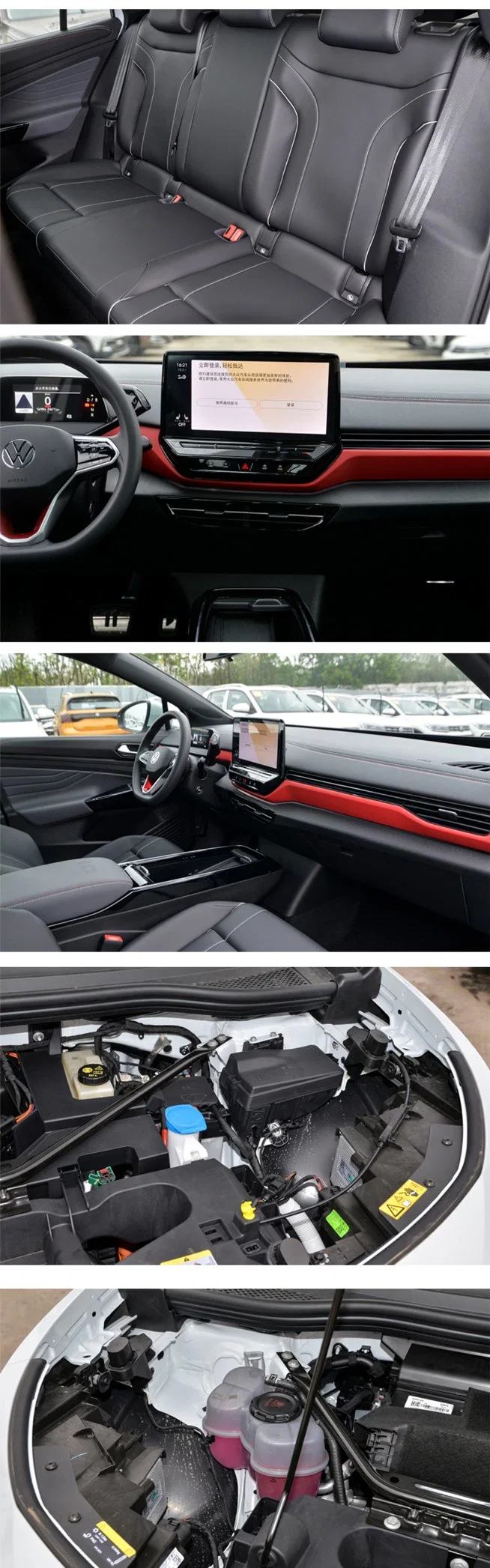 Ridever Electric Car VW SUV ID4 Crozz Pure+ Litepro Prime EV Car 600km Left Hand Drive New Car 0km Electric Used Car