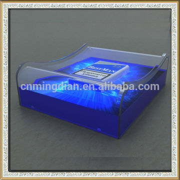 LED coin tray, led acrylic cash tray ,led lighting cash tray,