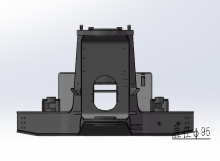 XUT545 underground transport vehicle parts rear frame