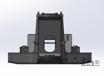 XUT545 underground transport vehicle parts rear frame