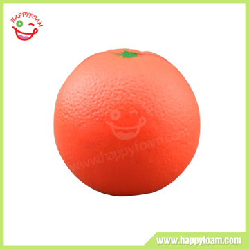 PU Material Customed Printed Cheap Orange Stress Ball for Stress Reliever