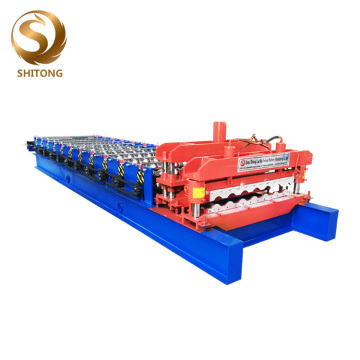 Zinc Roofing Glazing Tiles Press Equipment