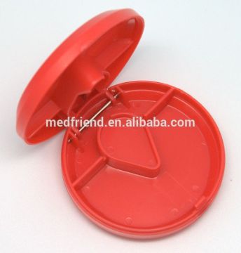 Pill Shaped Pill Box with Cutter