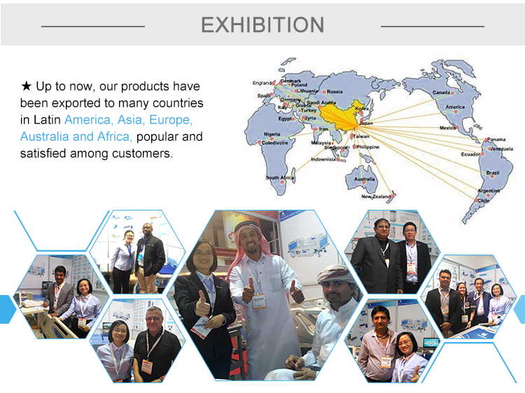 BT-AE105 3-function electric icu hospital medical patient care clinic electrical nursing furniture equipment bed size for sale