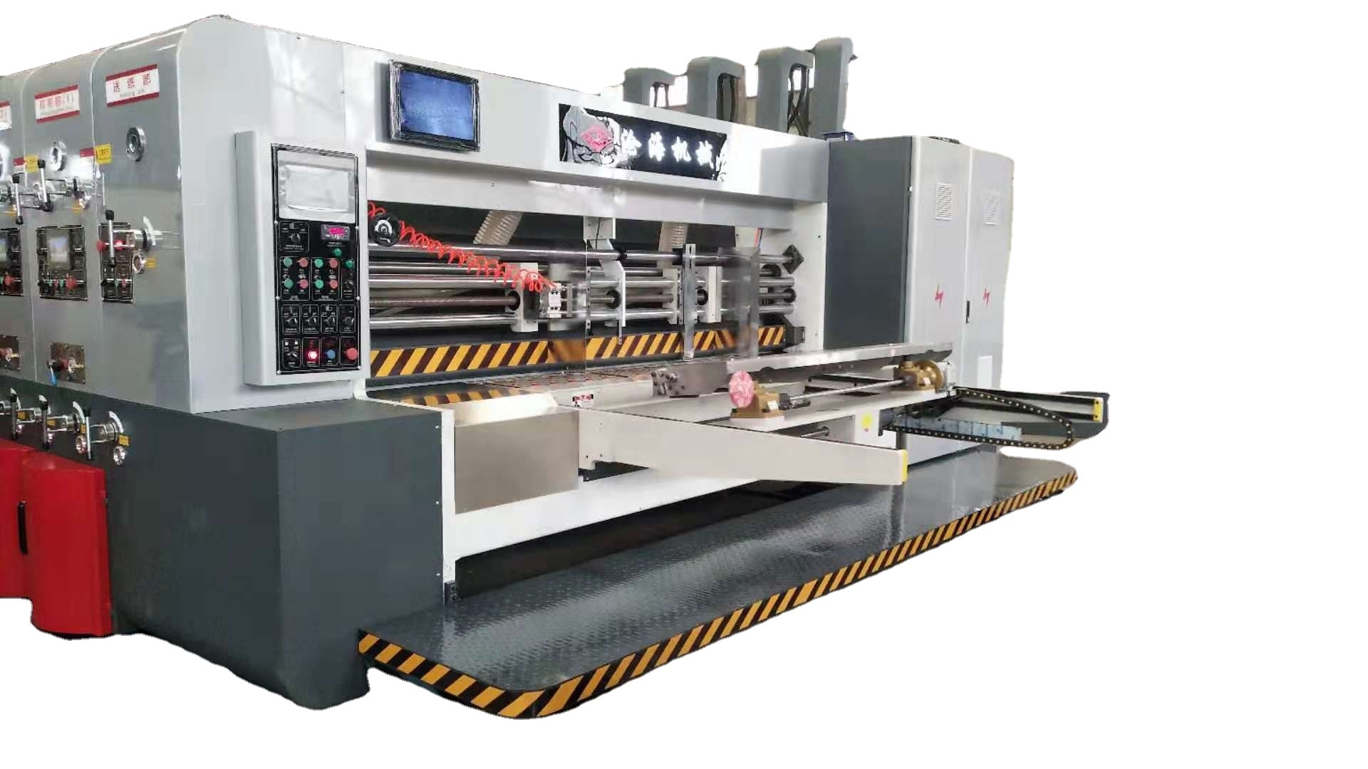 High quality ZYKM 920/1630/1428/1224 type multicolor 2/3/4/5 color carton printing slotting die-cutting machine