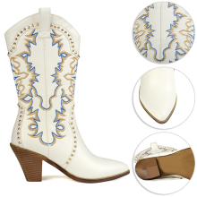 middle heel special totems women half boots