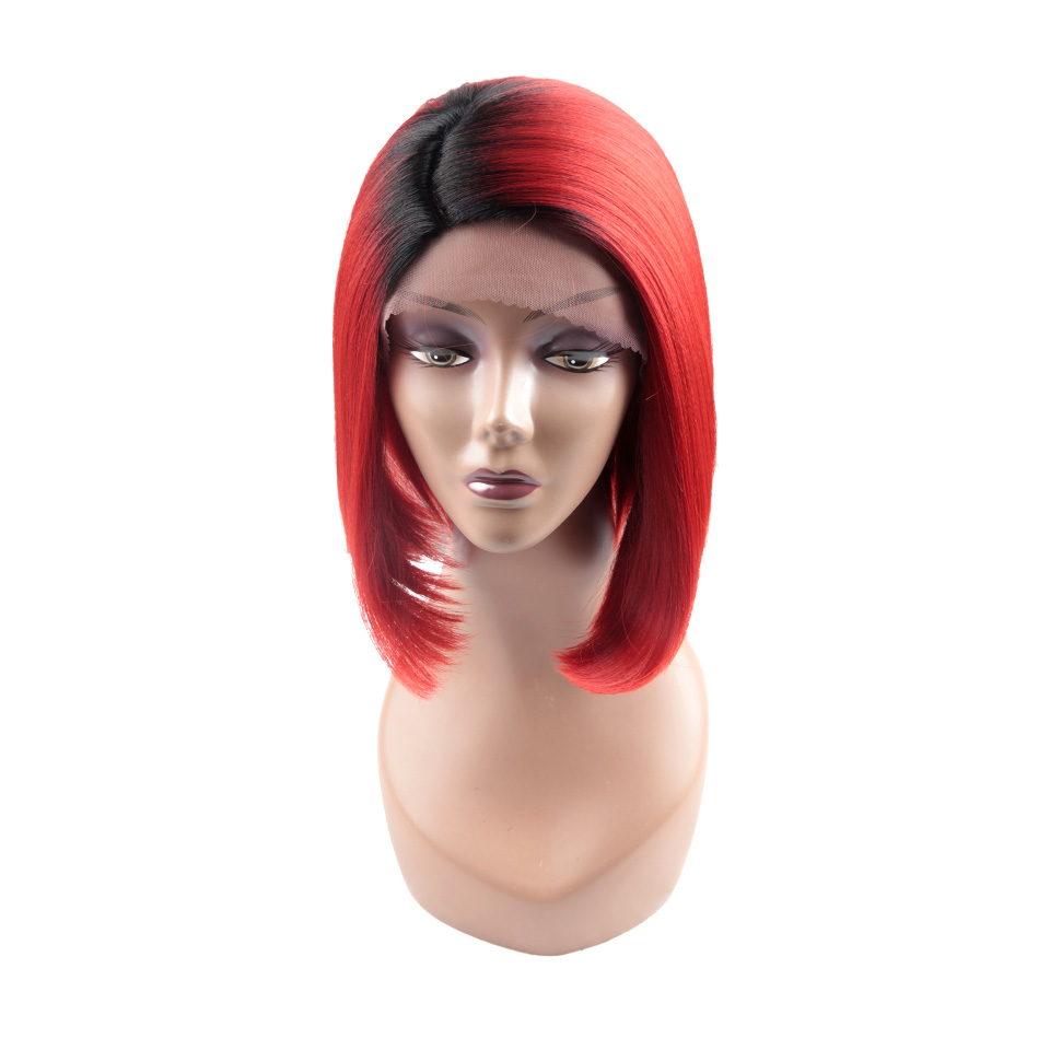 2021 High Temperature Fiber Silky Ladies Synthetic Wig Synthetic Bob Lace Front Wig Heat Resistant Synthetic Hair Wigs